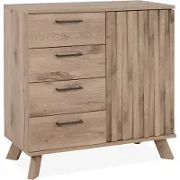 CALICOSY Buffet 4 laden 1 deur eikenhoutdecor l85 cm opole