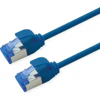 Roline Patchkabel Kat.6A (Class EA) S/FTP (PiMF) , LSOH, PoE, blauw, 10 m