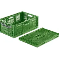 Westfalia Opvouwbare doos 40x30x18cm opengewerkt groen