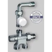 FAR Set thermostaatkraan met vergrendeling, monoblok, "Grt", 1/2" - 24X19