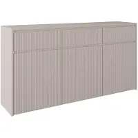 Selsey Vemmi – Dressoir 3-deurs, 3 laden, Kasjmier, 155 cm