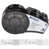 Brady M21-7-423 tape polyester zwart op wit 19,05 mm x 12,70 mm (origineel)