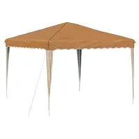 vidaXL Pop-up Feesttent 288 x 288 x 245 cm Beige Oxford Stof