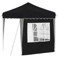 vidaXL Pop-up Feesttent 195 x 195 x 245 cm Antracietkleurig
