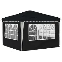 vidaXL Pop-up Feesttent 288 x 288 x 245 cm Antracietkleurig