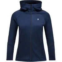 Peak Performance - Women's Rider Essentials Zip Hood - Fleecevest L, blauw