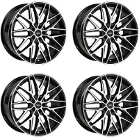 Oxigin 4 velgen, model Oxcross, 7,5x17 inch, ET51, 5x112 steek, geschikt voor Ford Galaxy