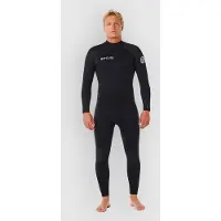Rip Curl Trad 4/3 Mm Wetsuit Met Lange Mouwen En Rits Op De Rug