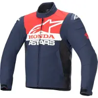 Alpinestars Honda SMX Softshell Waterdichte motorfiets textiel jas