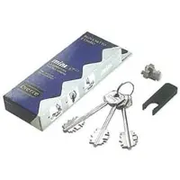 Dierre Reserveblok met afdichting, compleet met 3 sleutels, dubbele sleutelgat, diameter 9,2 mm - (BLO3110)