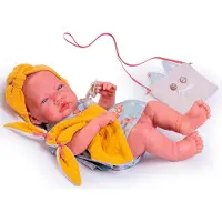 MuÑecas Antonio Juan Newborn Spring With Bag Doll Oranje Kinderen