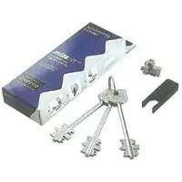 Dierre Reserveblok met afdichting, compleet met 3 sleutels, dubbele kaart, afmeting 116 mm - (BLO3210)