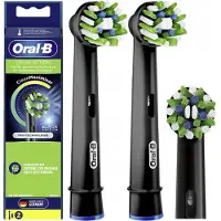 Oral-B CrossAction Zwart Opzetborstels - 2 stuks