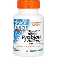 Doctors Best - Probioticum voor een gezonde spijsvertering met LactoSpore - 60 capsules met 2 miljard probiotica