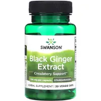 Swanson Health , Zwarte Gember Extract, 100 mg, 30 Veggie Caps