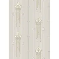 Boråstapeter Vliesbehang 4171 - Alla Tiders Hus - Art Deco Grijs - 53cm x 10.05m