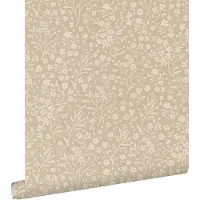 ESTAhome behang bloemetjes beige - 50 x 900 cm - 131995