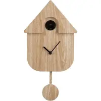 Core Koekoeksklok Modern - Wandklok - Uurwerk - Inclusief Gewichtsketting - Bruin- 9cm x 22cm x 41cm