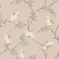 Boråstapeter Vliesbehang 7764 - Adorn - Botanisch Roze - 53cm x 10.05m