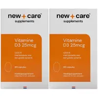New care 2x Vitamine D3 25mcg 180 capsules