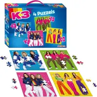 K3 - Puzzel - 4in1 puzzel - Sterretjes