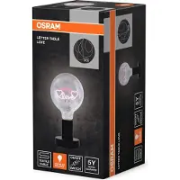 Osram 1906 Letter LED tafellamp Love lettering, neon, 1,2W, E27, zwart, extra warm wit, textielkabel