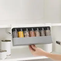 OEM Keukenorganizer met 6 potten en een uitschuifbaar lade voor opladers