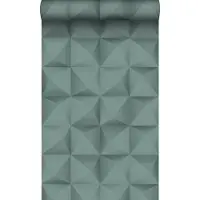 Origin Wallcoverings behang 3D-motief petrolblauw - 50 x 900 cm - 347961