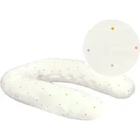 Tots Tale Voedingskussen Baby Soft Muslin Confetti White