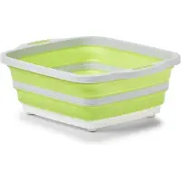 OEM Opvouwbaar kunststof multifunctioneel snijplank, 2-in-1, lichtgrijs/groen - 40 x 318 x 33/143 cm - Camping set