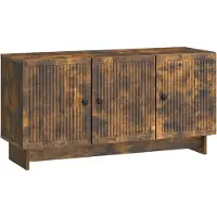 vidaXL TV Kast 99 x 34,5 x 50 cm Gerookt eiken Bewerkt hout