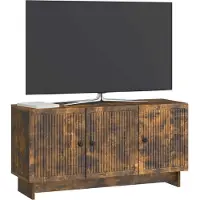 vidaXL TV Kast Gerookt eiken 99 x 34,5 x 50 cm Bewerkt hout