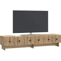 vidaXL TV Kast 147 x 34,5 x 30 cm Artisanaal eiken Bewerkt hout