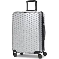Redolz Essentials 18 2.0 4 wielen Trolley M 66 cm met uitbreidingsplooi zilverkleurig