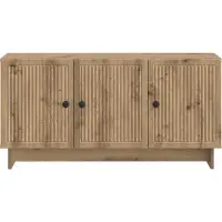 vidaXL TV Kast 99 x 34,5 x 50 cm Artisanaal eiken Bewerkt hout