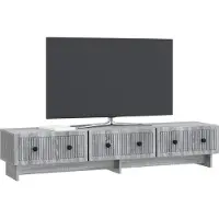 vidaXL TV Kast met lade Grijs sonoma 147 x 34,5 x 30 cm Bewerkt hout