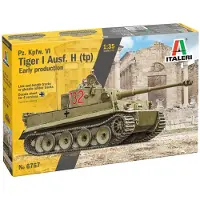 Italeri Modelbouwpakket Militaire voertuigen - 6767 Pz.Kpfw. VI Tiger I Ausf. E/H1 WWII - Vroege Productie - Duitse Tank Plastic - 1:35 - Modelbouw
