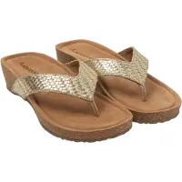Lazamani 75909 Teenslippers | Maat 38 Dames Goud