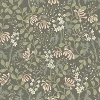 Boråstapeter Vliesbehang 6986 - Österlen - Botanisch Groen - 53cm x 10.05m