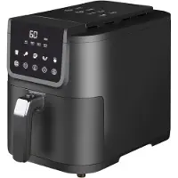 Ren Airfryer xl - Airfryer xxl - Heteluchtfriteuse - Zwart - 40cm x 23cm x 29cm