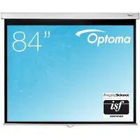 Optoma Panoview Pull Down Manual With Csr Ds-9084Pmg+ - Projectiescherm - Aan Het Plafond Monteerbaar Monteerbaar Aan Muur - 84 (213 Cm) - 16:9 - Matte White