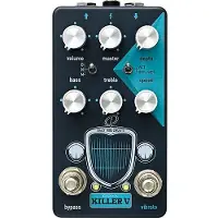 Crazy Tube Circuits Killer V vibrato overdrive effectpedaal