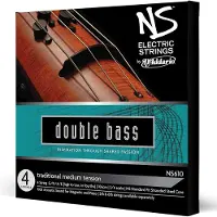 D'Addario NS610 NS Electric Traditional Bas,3/4 Scale,Medium Tension elektrische contrabas snaren set
