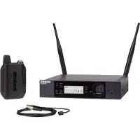 Shure GLXD14R+/93 digitaal draadloos racksysteem met WL93-dasspeldmicrofoon