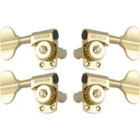 Grover 145G Titan Electric Bass Machine Heads,2+2, Gold basgitaar stemmechanieken