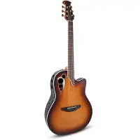 Ovation Celebrity Elite Deluxe Deep Contour CDX40-1-G Vintage Sunburst Satin elektrisch-akoestische westerngitaar