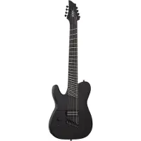 Schecter Pt-8 Black Multi-Scale Ops Lh Satin Black Open Pore