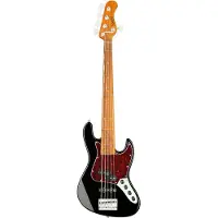 Sadowsky MetroExpress Hybrid P/J Bass Roasted Maple Solid Black High Polish 5-snarige elektrische basgitaar