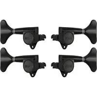 Grover 144BC Mini Bass Machine Heads, 2+2, Black Chrome Mini stemmechanieken voor basgitaar.