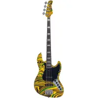 Sire Marcus Miller V7 New Gen 4-String Yellow Swirl elektrische basgitaar